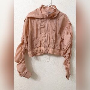 POPFLEX Blush Pink Windbreaker Jacket Size 
S/M